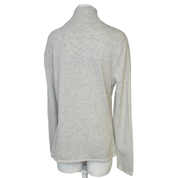 Harley Davidson Womens Wool Blend Logo 1/4 Zip Sweater Size XL - Picture 2 of 5